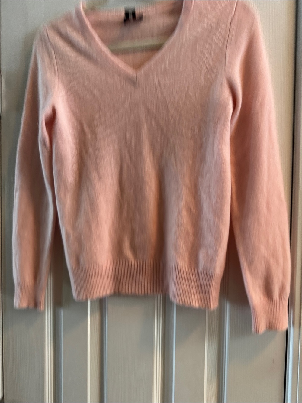 Only Mine Light Pink V-Neck Sweater
